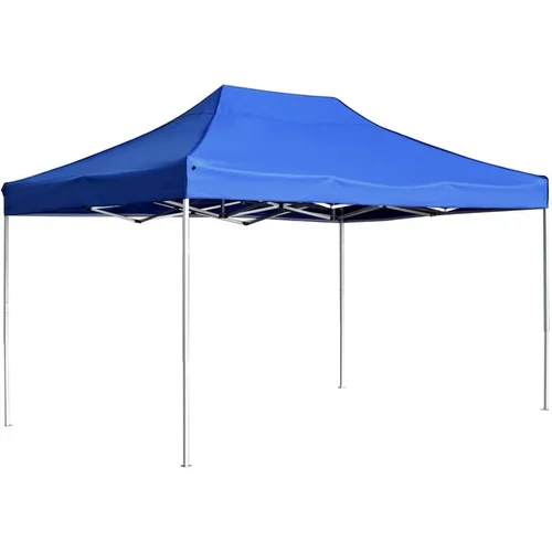  Profesionalni šotor za zabave aluminij 4,5x3 m moder