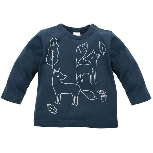 Pinokio Kids's Secret Forest Longsleeve Blouse Navy Blue Cijene