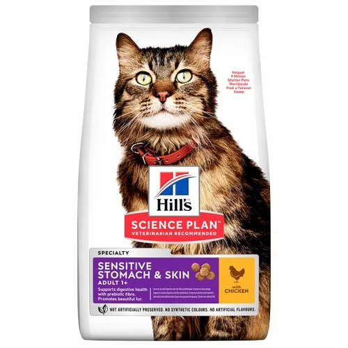 Hill’s ™ Science Plan Mačka Adult Sensitive Skin & Stomach, 300g