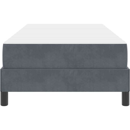 VidaXL Boxspring krevet s madracem Tamno siva 100 x 200 cm Bar&amp;scaron;un Slike