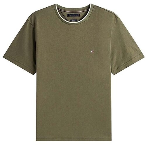 Tommy Hilfiger Majice s kratkimi rokavi MW0MW39368 Zelena Slike