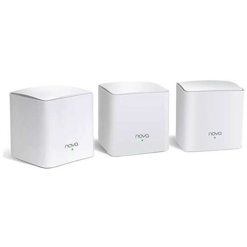 Tenda Mesh WiFi AC1200 - Nova MW5C (3 paketi; 300 Mbps 2,4 GHz + 867 Mbps 5 GHz; 2 vrata 1 Gbps) Cene