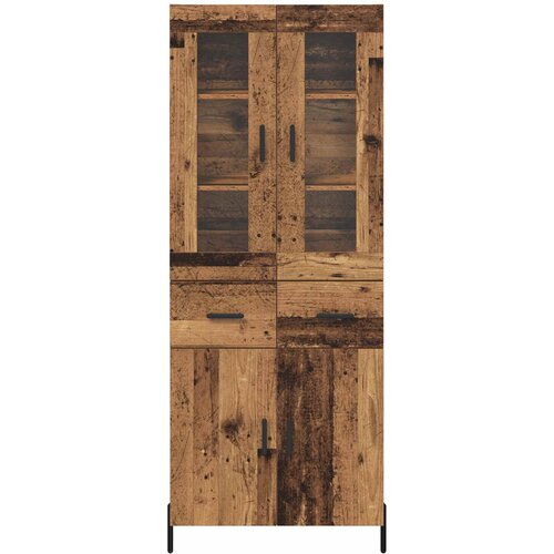  Highboard Staro drvo 69,5 x 34 x 180 cm Konstruirano drvo Slike