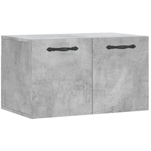 Maison Chic Stenska omarica - Zidna omarica betonsko siva 60x36,5x35 cm inženirski les iu88, (22063250) Slike