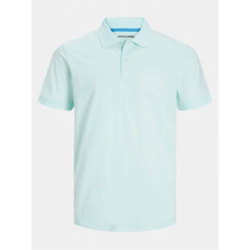 Jack & Jones Polo majica Forest 12248621 Modra Standard Fit