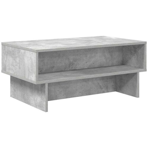  Stolić za kavu Betonski sivi 80 x 46 x 35 cm Konstruirano drvo Slike