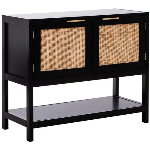 Premier Housewares Črna komoda 85x73x38 cm Sherman &ndash; Cene