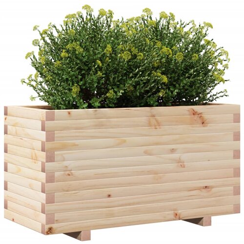  Vrtna sadilica 90 x 40 x 49,5 cm od masivne borovine Slike