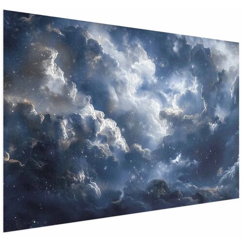  Plakat Astronomical Wonders: Clouds and Stars in Harmonious Union 30x21 Cene