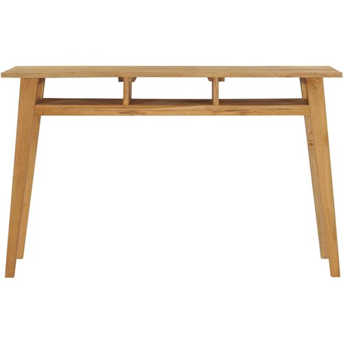 Maison Chic konzolna miza - miza ob steni 120x35x75 cm trdna tikovina, (21786502) Slike