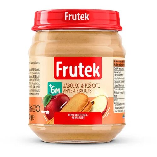 Frutek kašica jabuka i keks 120g Cijene