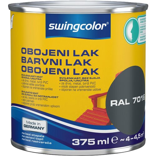 SWINGCOLOR Lak u boji (Boja: Antracit, 375 ml) Slike