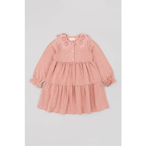 Zippy Dječja haljina boja: ružičasta, mini, širi se prema dolje