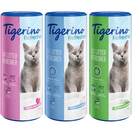 Tigerino dezodorans / Refresher probno pakiranje - 3 različita mirisa (3 x 700 g)