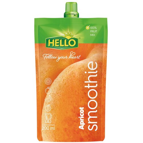 Hello Smoothie Napitak, okus marelice, 200 ml Slike