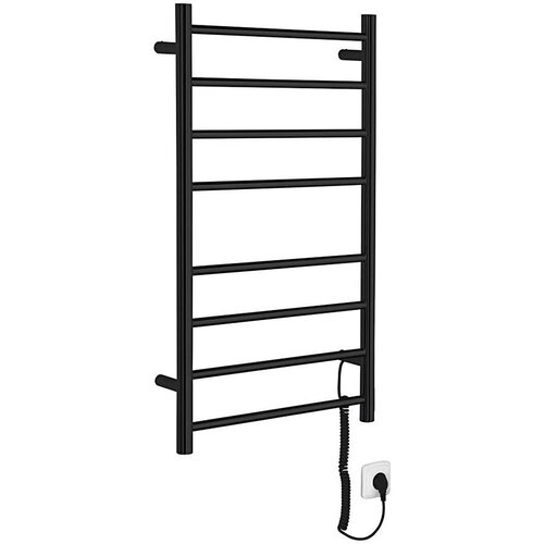 Sapho električni sušač peškira redondo 75W 90x50 cm mat crna Cene