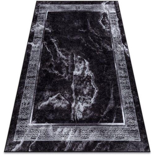 RugsX Preproge MIRO 51278.810 pralna preproga Marmor, grški prot 80x150 cm Črna Cene