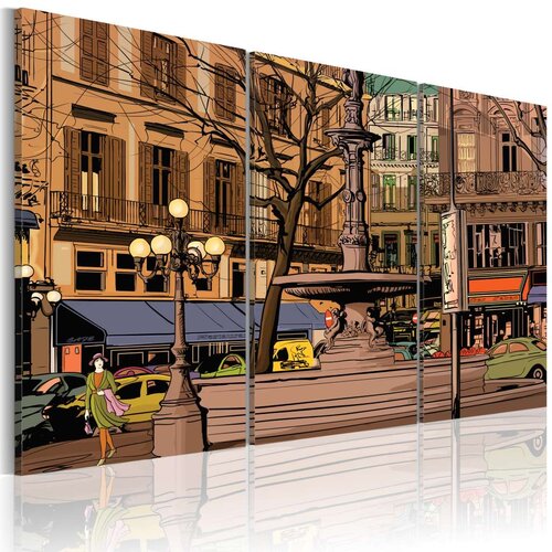  Slika - Calm evening in Paris 120x80 Slike