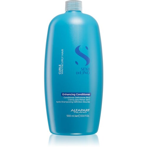 Alfaparf Semi Di Lino Curls Enhancing Conditioner regenerator za definiranje valova i kovrča 1000 ml za žene Cijene