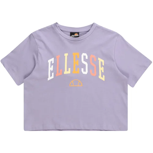 Ellesse Majica 'Onio' svetlo rumena / svetlo lila / oranžna / bela