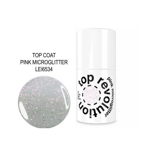  CLARISSA TOP COAT PINK MICROGLITTER 14ML Slike