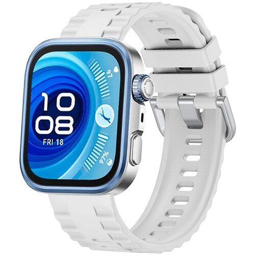 INF Združljiv s Huawei Fit 4 Pro: Silikonski pa&scaron;ček za vrhunsko udobje White, (5000079488) Cene