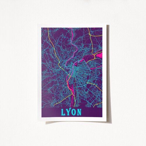 Wallity Poster Lyon-2062, 29,7x42 cm Cijene