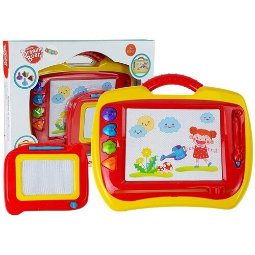  Set od 2 magnetska stola sa žigovima plave i žute boje Slike