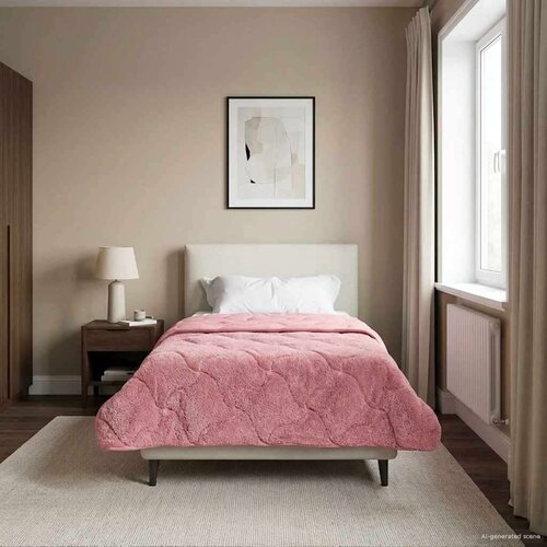  Zimska posteljnina Roza 140 x 220 cm Mikrofibra in Teddy flis, (5000284554) Cene