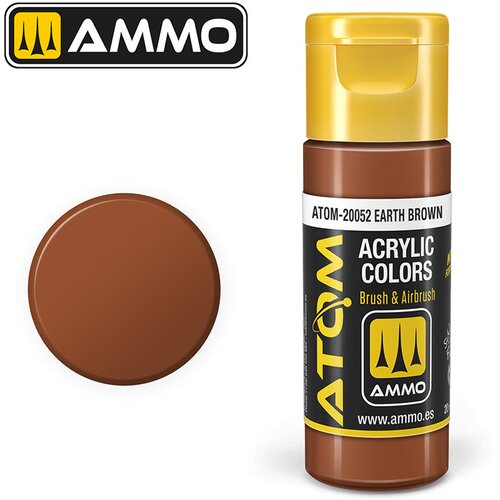 AMMO by MIG Jimenez Ammo ATOM Color Earth Brown (Zemljano braon boja) - ATOM-20052 Slike