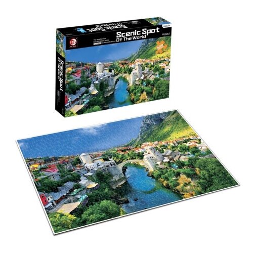 Highsun slagalica, most na reci, 500 delova ( 882319 ) Slike