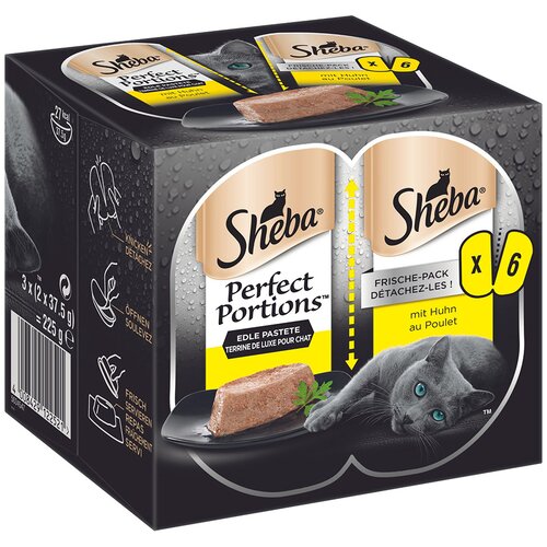 Sheba Perfect Portions, 6 x 37,5 g - Pa&scaron;teta s pi&scaron;čancem Cijene