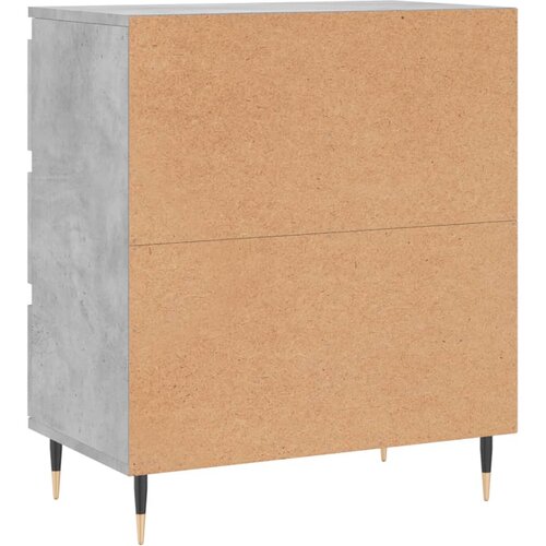  Komoda siva boja betona 60x35x70 cm od konstruiranog drva Slike