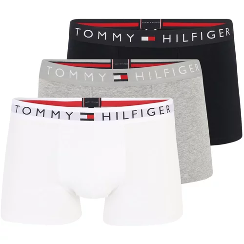Tommy Hilfiger Underwear Bokserice morsko plava / siva melange / crvena / bijela