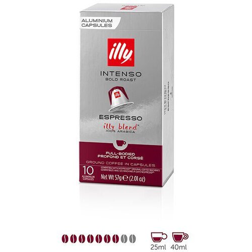 Illy NESPRESSO KOMPATIBILNE KAPSULE / INTENSO x 10 Slike