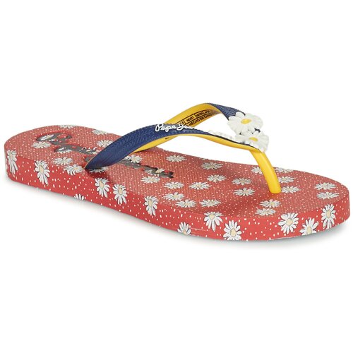 Pepe Jeans Nizke superge DORSET FLOWERS Rdeča Slike
