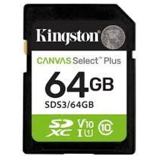 Kingston MEM SD 64GB Canvas Select Plus SDS364GB Cene