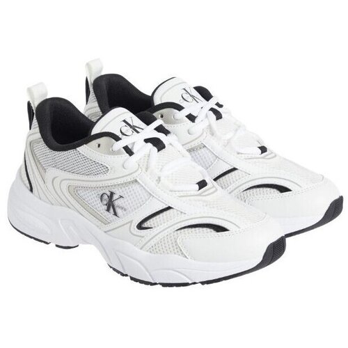 Calvin Klein Niske tenisice &amp;#039;RETRO TENNIS&amp;#039; crna / srebro / bijela Slike