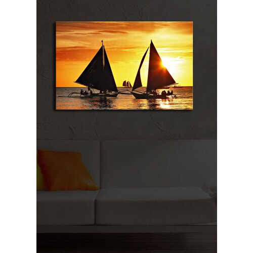 Wallity Slika sa LED osvetljenjem 4570İACT-10, 45x70 cm Cene
