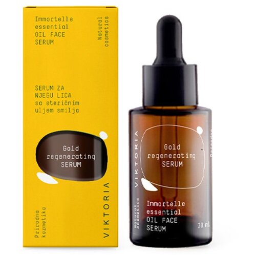Viktoria kozmetika Viktoria Gold Regenerating serum za lice od smilja 30 ml Cene