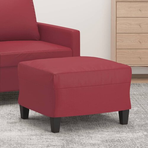 vidaXL Tabure crvena boja vina 60 x 50 x 41 cm od umjetne kože Cene