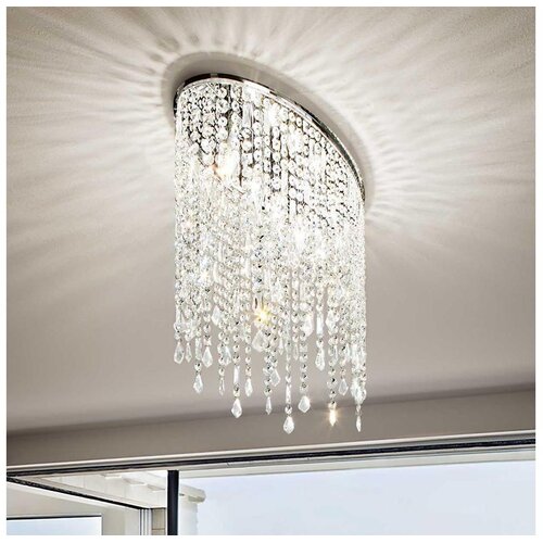 Ideal lux - kristalno plafonsko svetlo rain 3xE14/40W/230V sjajni hrom Cene