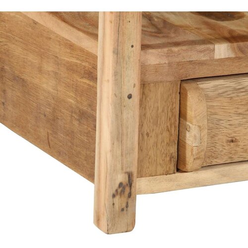  Bočni Stol 43x32x46 cm Solidno Drvo Otkopano Slike