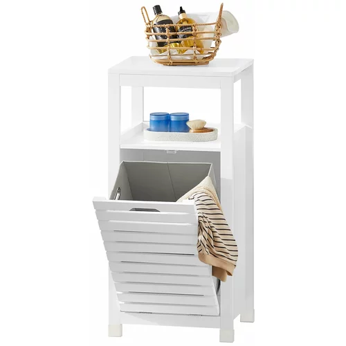 SoBuy kopalniška omarica za shranjevanje perila v beli barvi v rustikalnem slogu, (20814802)