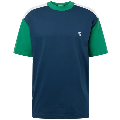 United Colors Of Benetton Majica crno plava / travnato zelena / bijela