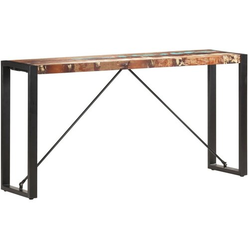  Konzolni stol 150 x 35 x 76 cm od masivnog obnovljenog drva - &amp;Scaron;areni 1 150 cm Slike