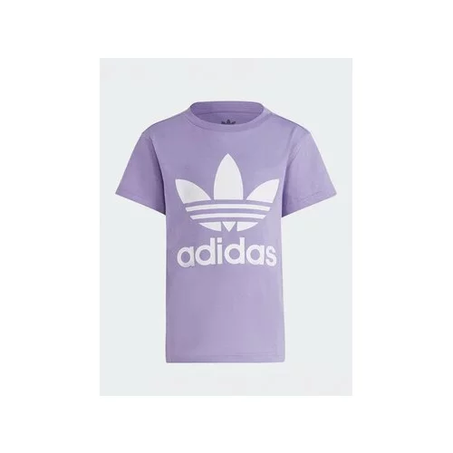 Adidas Majica Adicolor Trefoil T-Shirt IC9120 Vijolična Regular Fit