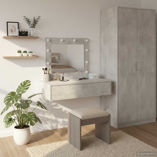  Toaletni stol Siva 83 x 40 x 70 cm Konstruirano drvo Cijene