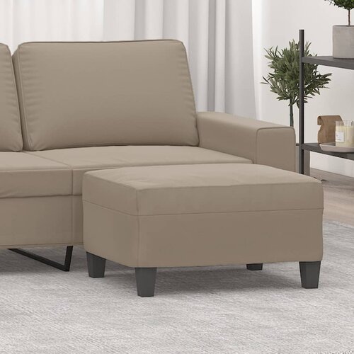 The Living Store Stolček za noge taupe 70x55x41 cm tkanina iz mikrovlaken - Stolček Za Noge, (21482175) Cene