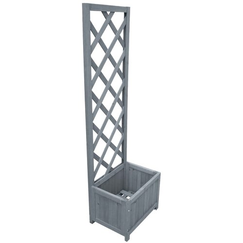 VidaXL Re&amp;scaron;etkasta sadilica 40 x 30 x 135 cm od masivne jelovine Slike